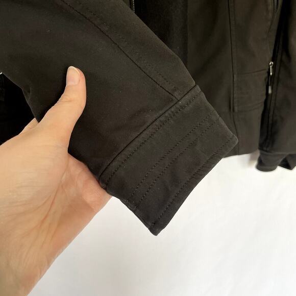 The North Face black full zip jacket women's size medium warm fall jacket - Picture 7 of 10